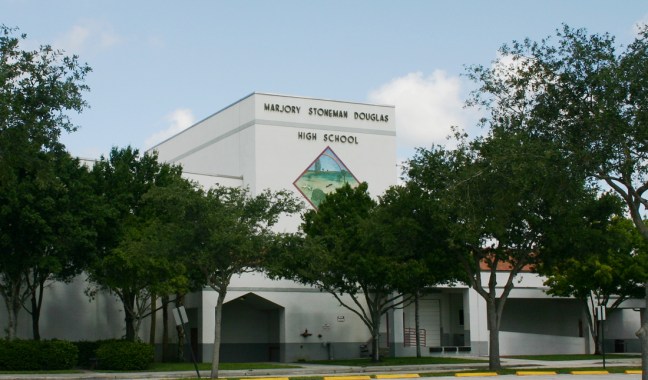 Front of Marjory Stonemason Douglas High School