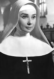 Audrey Hepburn in a nun's Habit