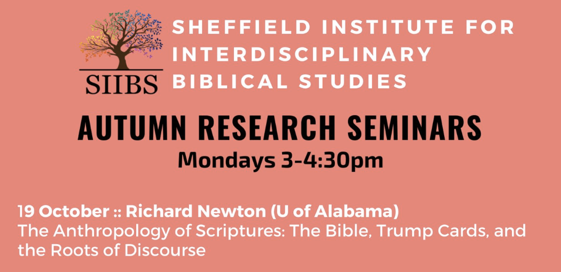 Sheffield Interdisciplinary Biblical Studies Autumn Research Seminar
