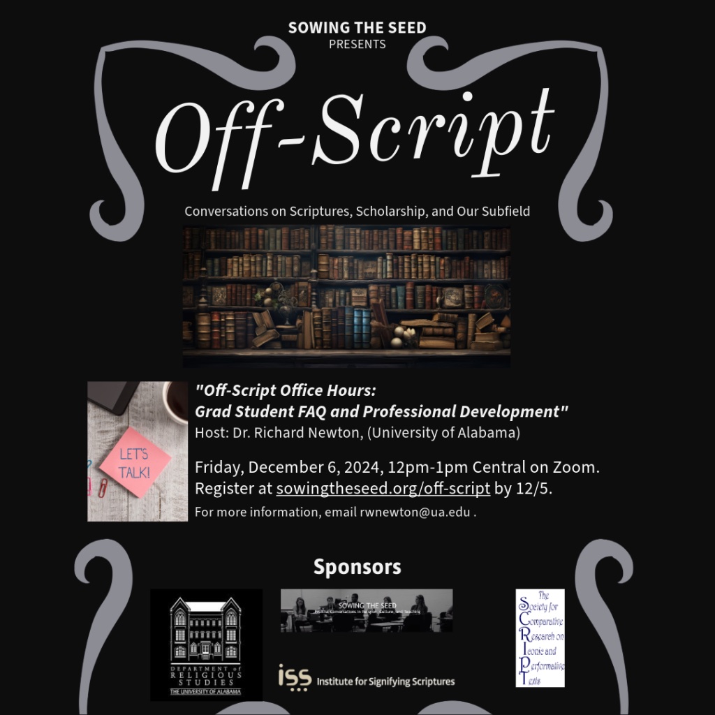 Previously on Off-Script Fall 2024 – Sowing the Seed