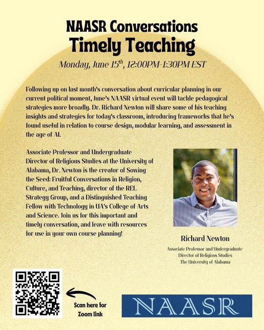 NAASR Conversations Timely Teaching